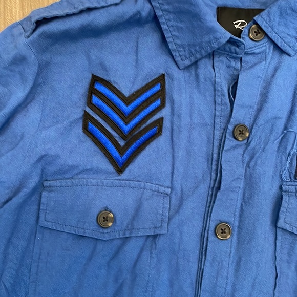 Rails patch work button down - Picture 4 of 6